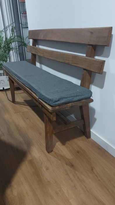Banco Madeira maciça