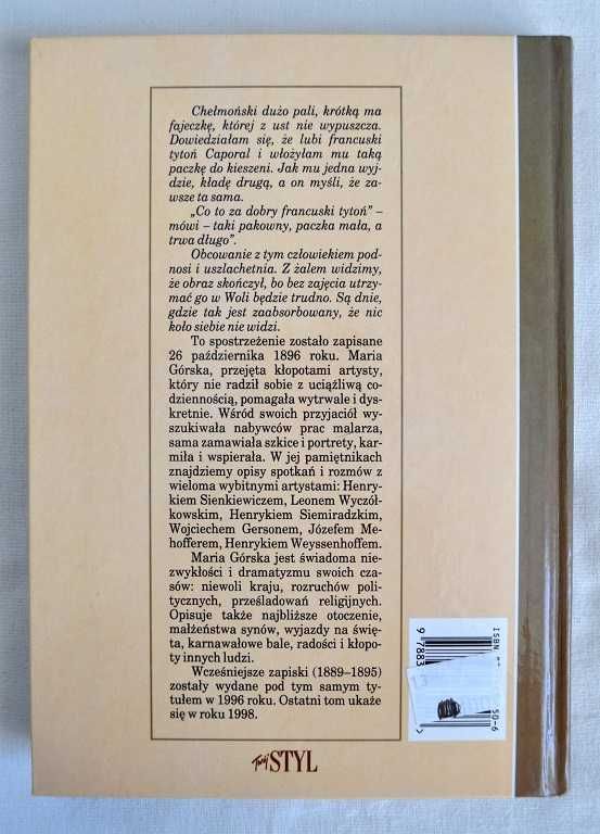 Gdybym mniej kochała Dziennik lat 1896 do 1906 - Maria Górska
