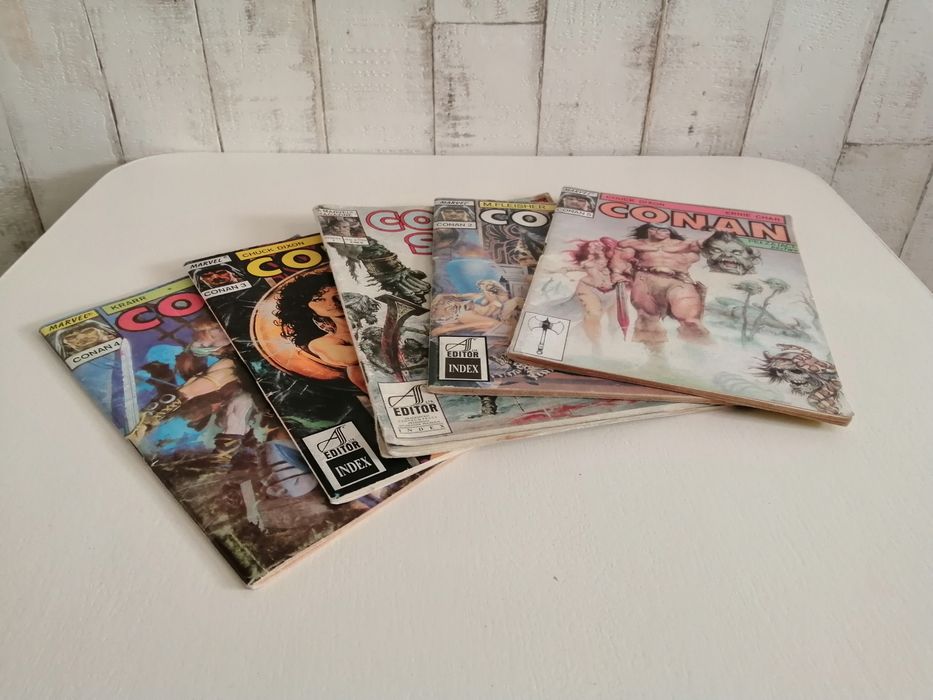 Conan - pakiet 5 komiksów - lata 89 - 90.