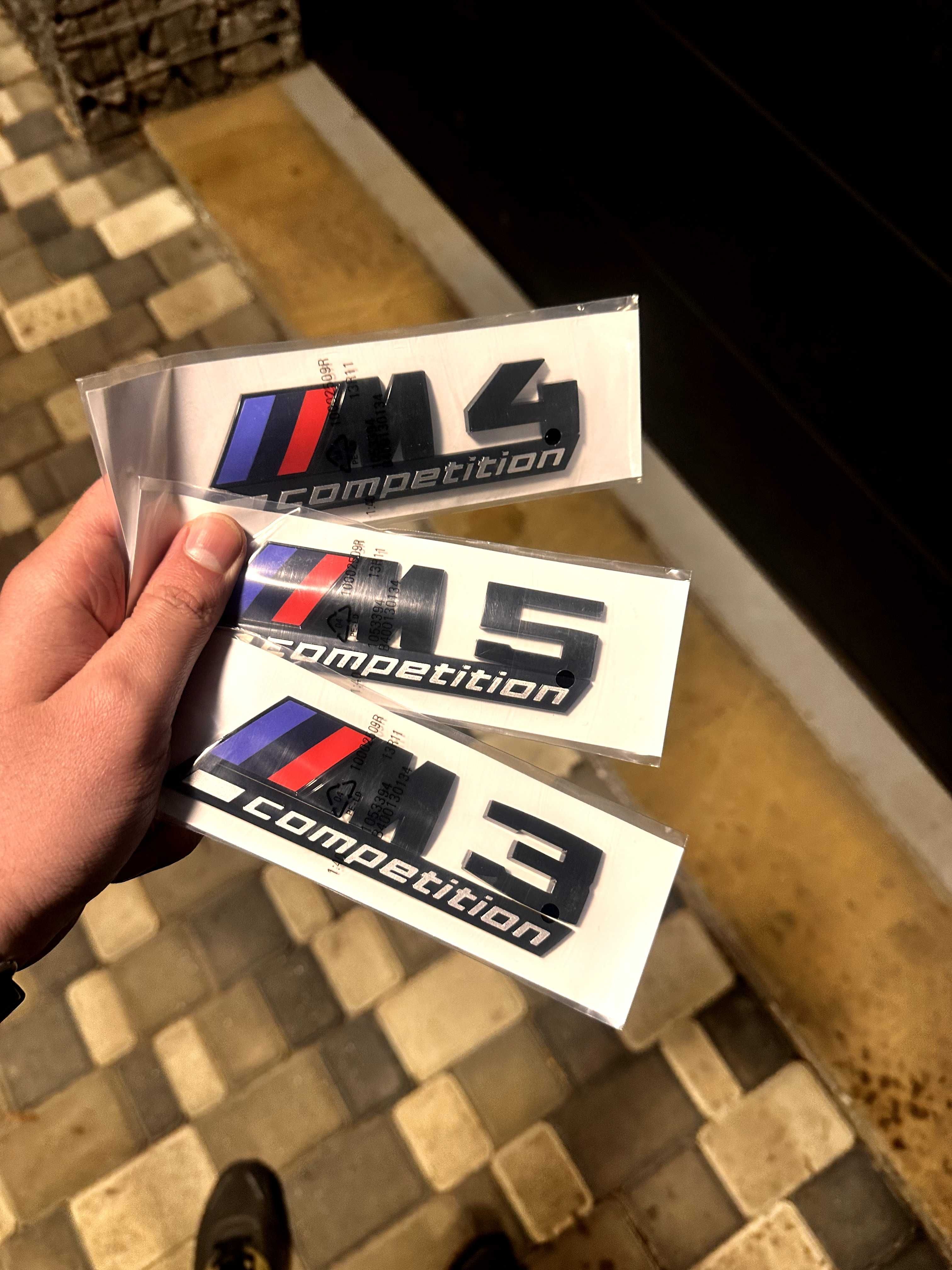 Логотип BMW M5/М3/М4(Наліпка Bmw M,наклейка бмв,e90,f15,f30,f36)