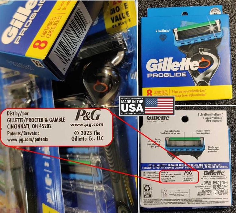 Подарочный набор: Gillette Man| станок с кассетами + гель| made in USA