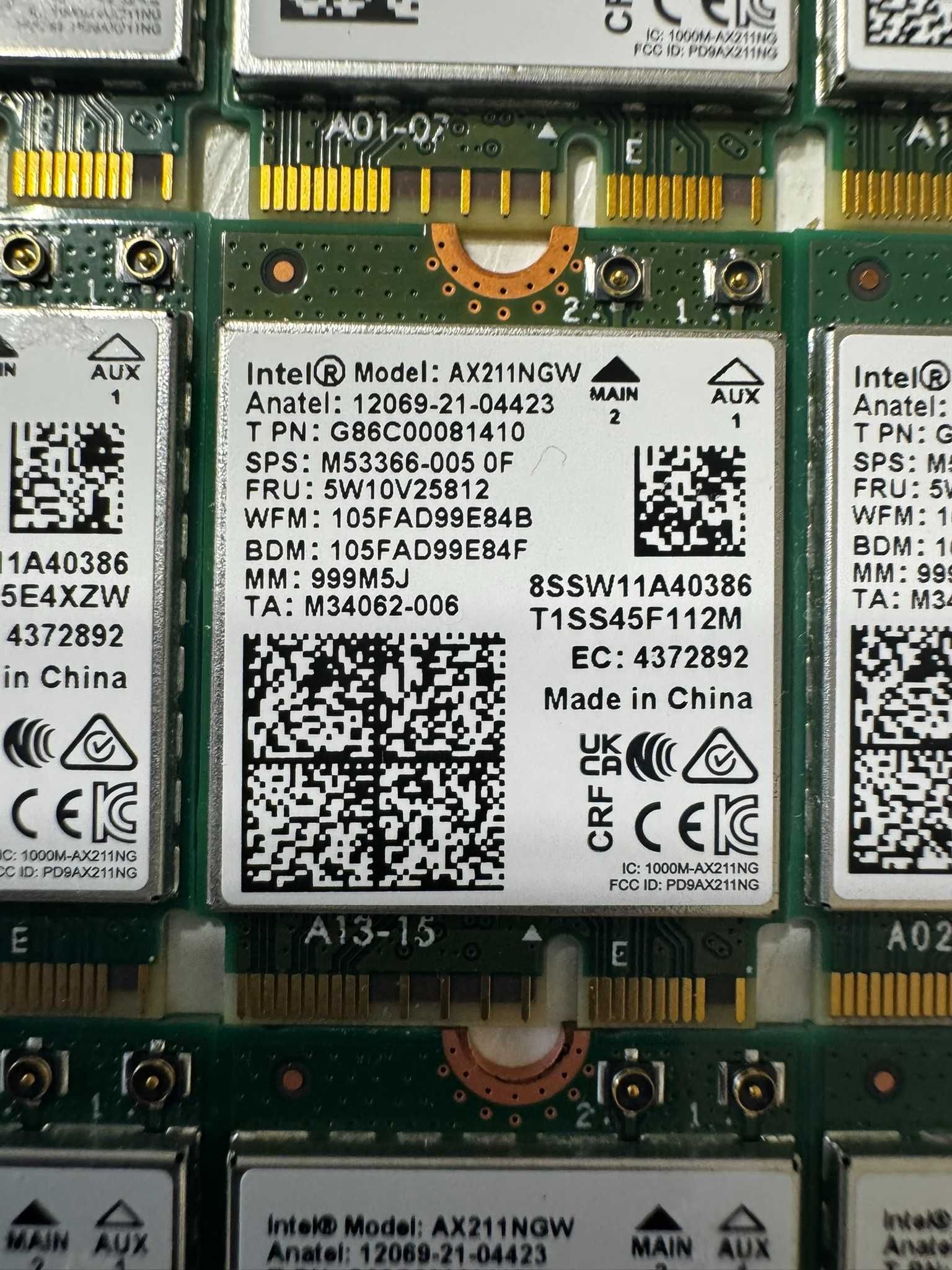 Karta sieciowa Intel AX211NGW