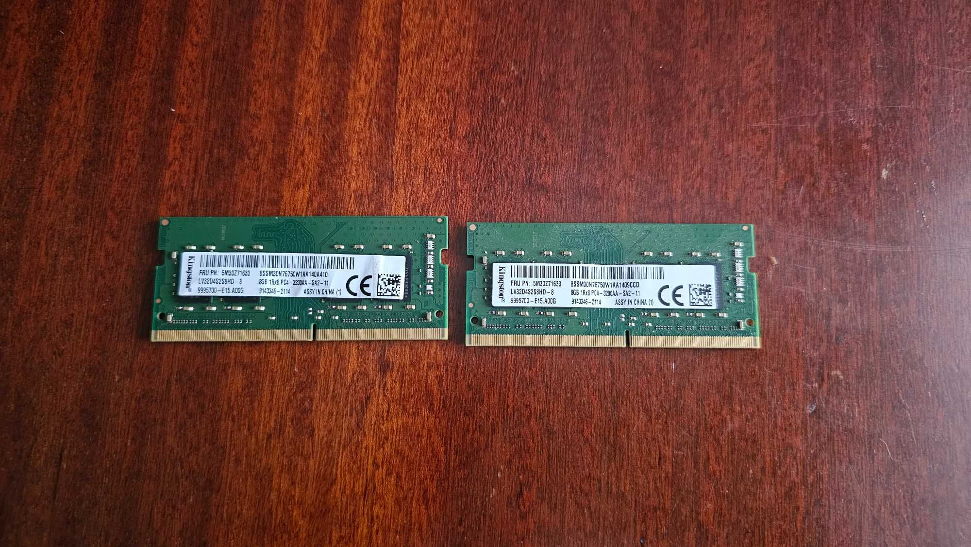 Оперативна пам'ять Kingston 16gb SoDIMM DDR4 (2x8) 3200 MHz