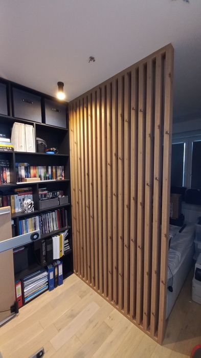 Ścianka lamelowe, ażurowa. Przepierzenie