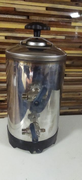 filtro de máquina de café, baldes e porta guardanapos em inox