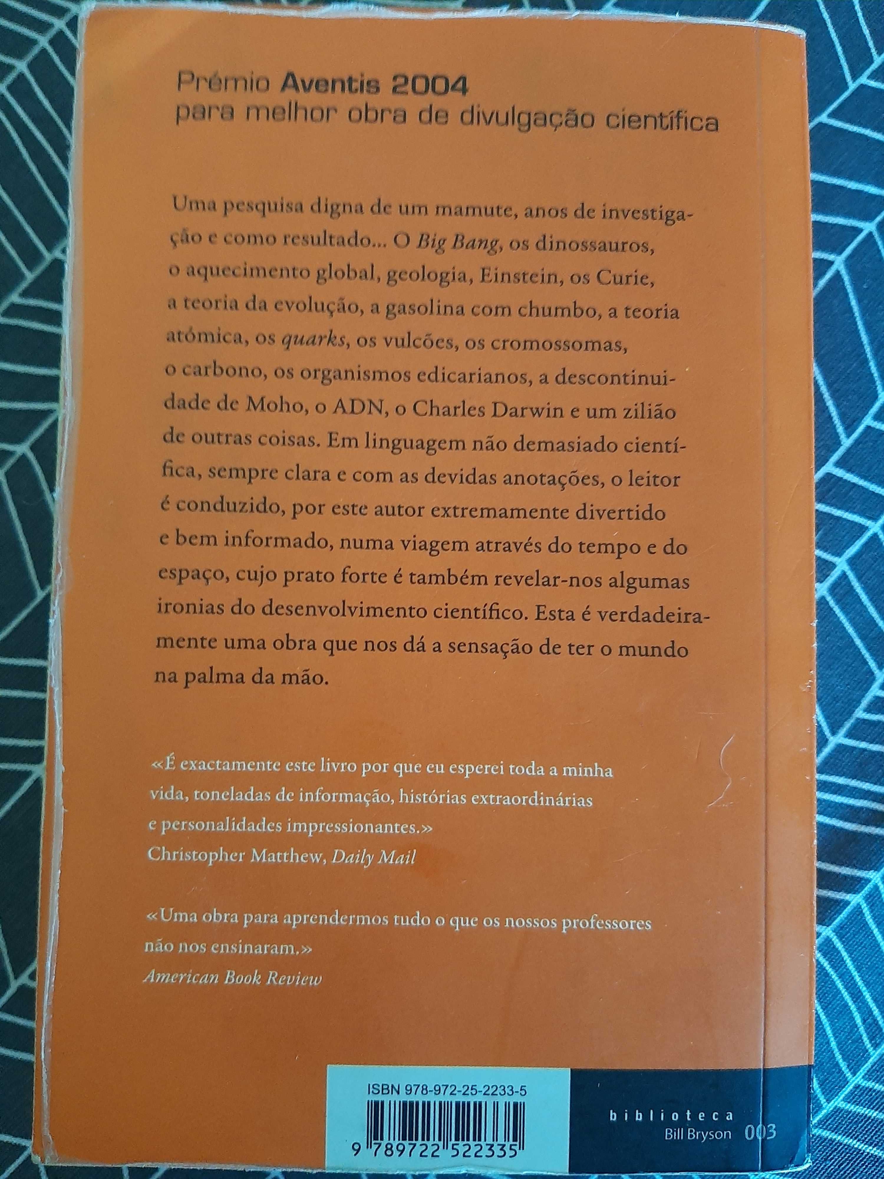 Livro Breve História de Quase Tudo