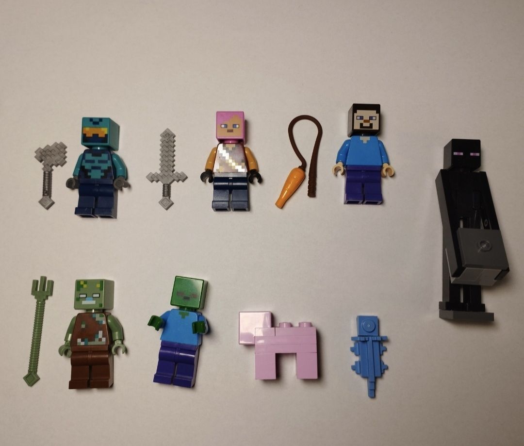 Lego minecraft figurki