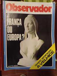 Coleção da revista Obervador dos anos 70