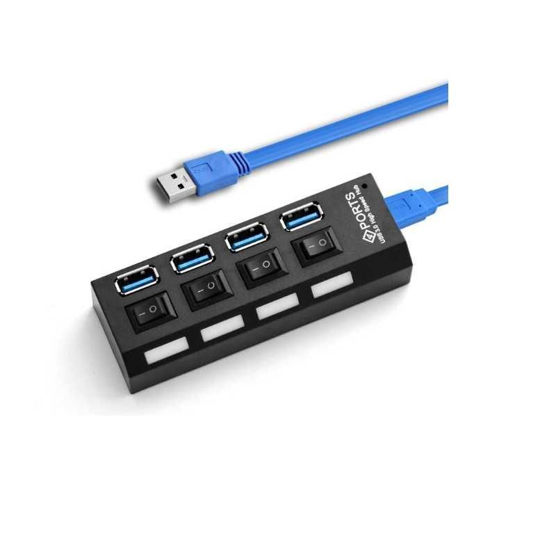 USB Хаб , 3.0 hub на 4 порта разветвитель расширитель концентратор