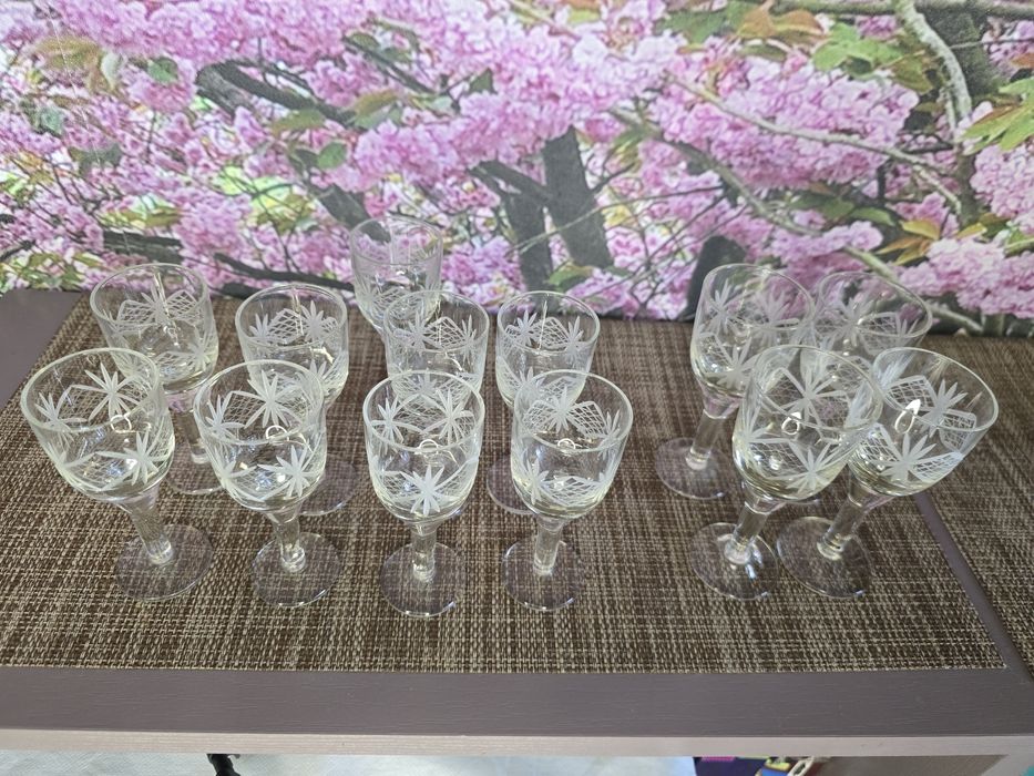 Скляні рюмки 12 шт