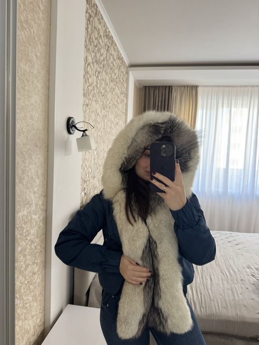 Зимова куртка з натуральним хутром