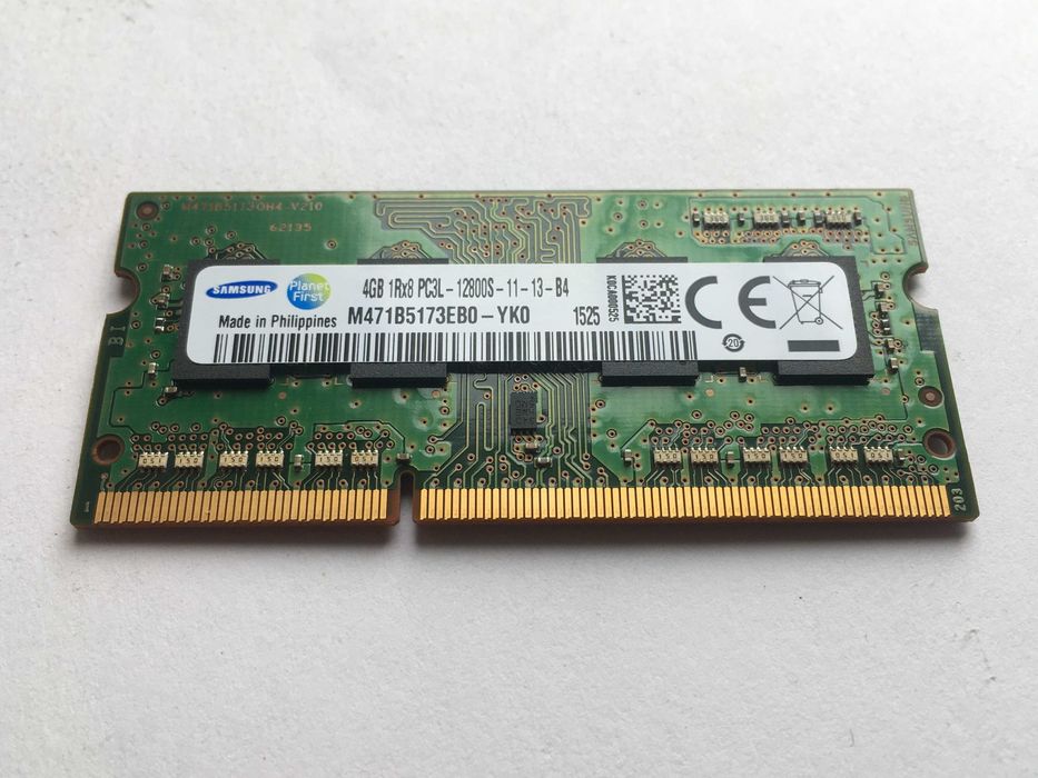 Оперативна пам'ять для ноутбука SAMSUNG SODIMM DDR3L 4GB