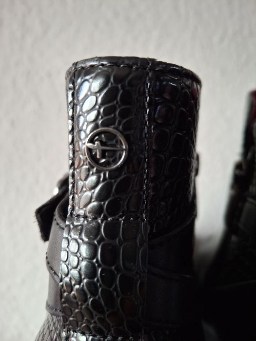 Tamaris skórzane sztyblety damskie 41