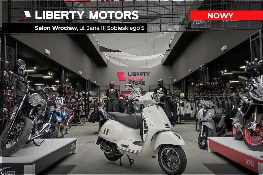 Vespa GTS Super 125 Nowy - zarejestrowany - SUPER CENA // Liberty Motors Wrocław