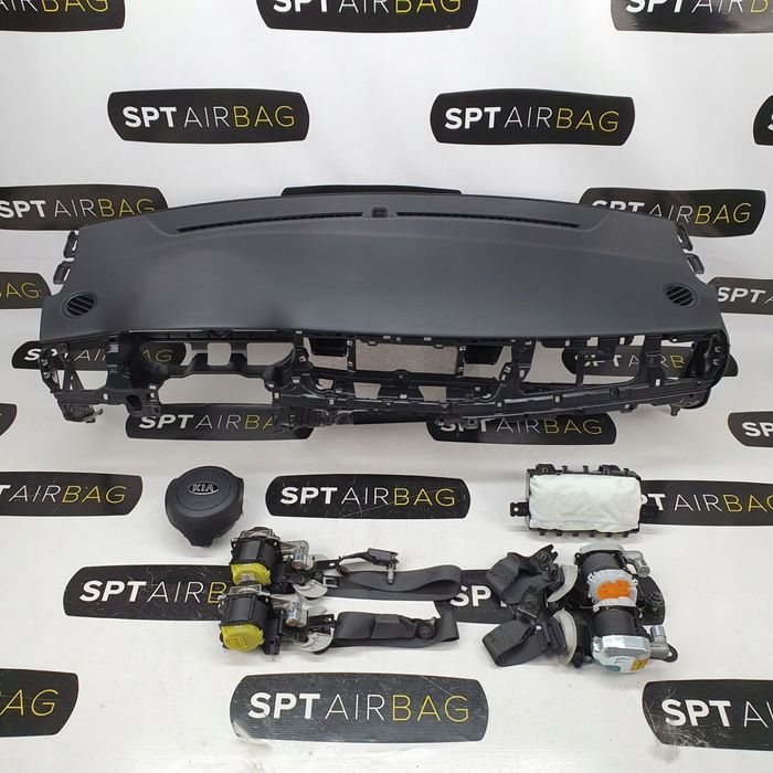 KIA STONIC DESKA ROZDZIELCZA KONSOLA KOKPIT PULPIT PODUSZKI AIRBAG AIR BAG PASY KIT SET