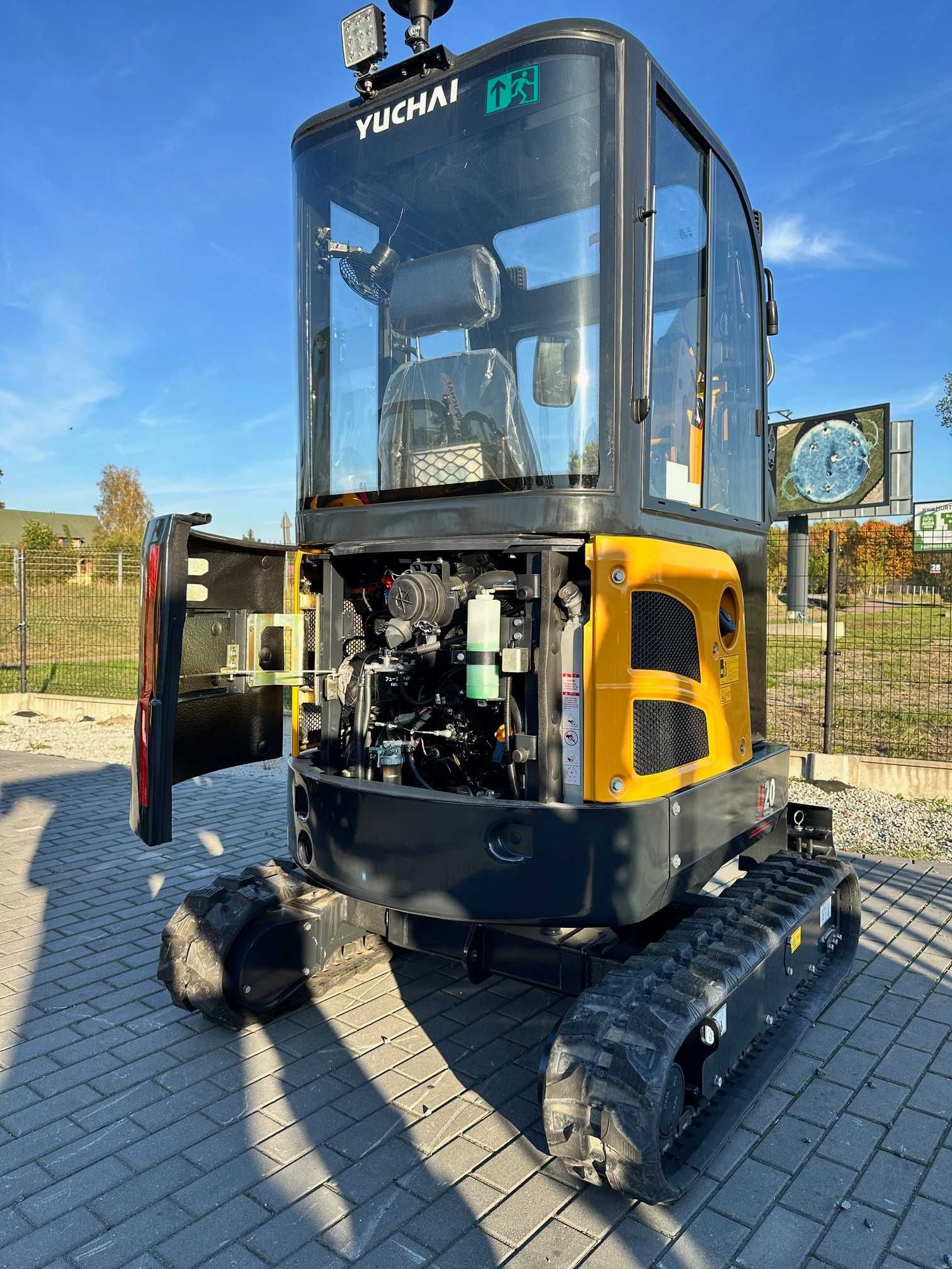 Minikoparka NEX YUCHAI U20 Nowa mini koparka nex