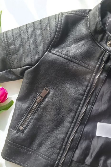 Ramoneska, kurtka z eko skóry rozmiar74