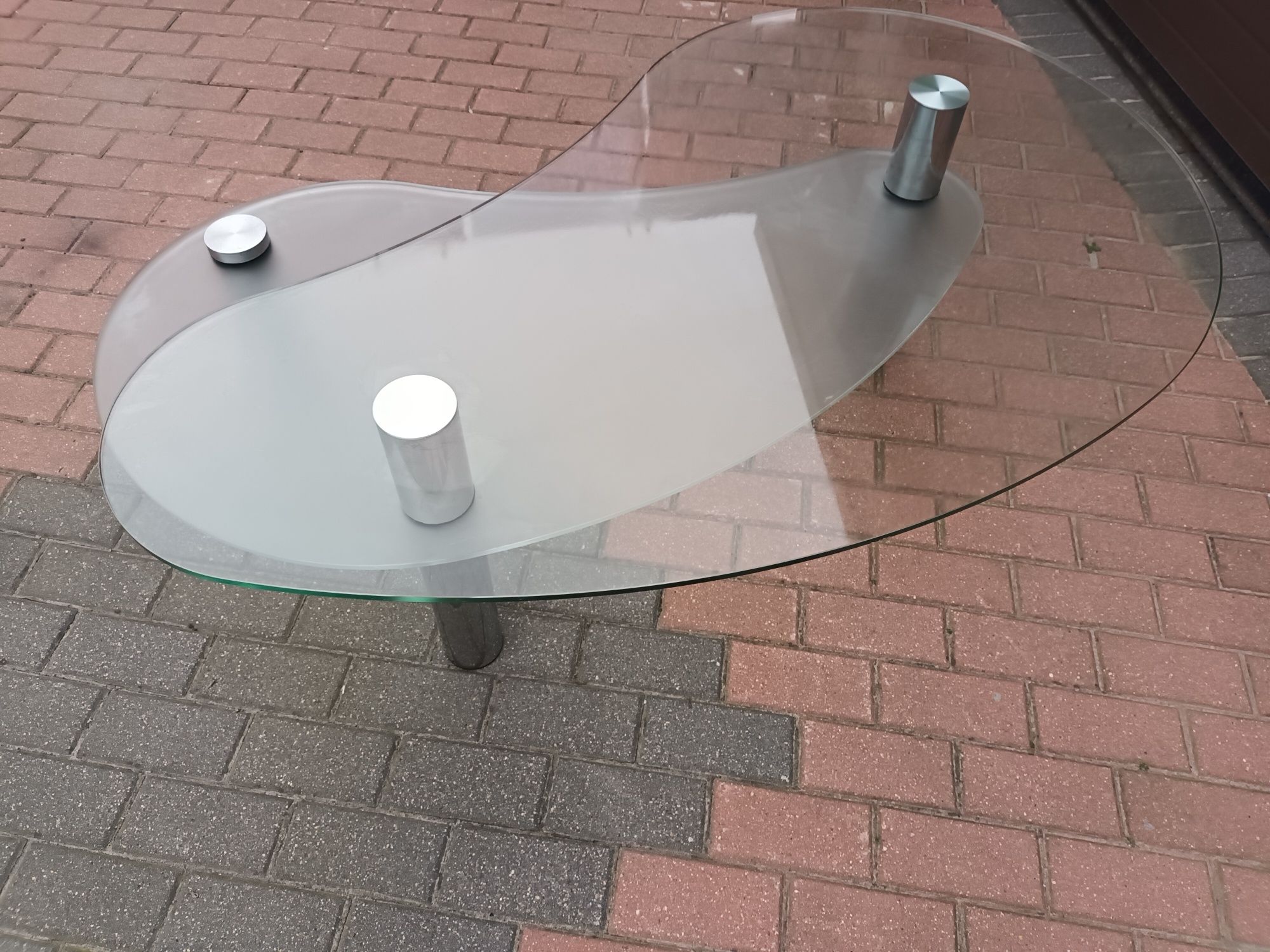 Stół  stolik szklany salon