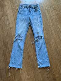 Zara spodnie jeansy 38