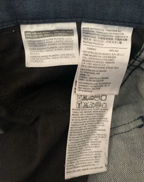 Calças Levi’s 511 originais