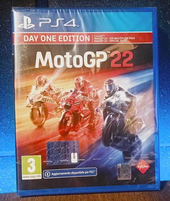 MotoGP 22 PS4 / PS5 - świetne motocykle, ścigacze po torach