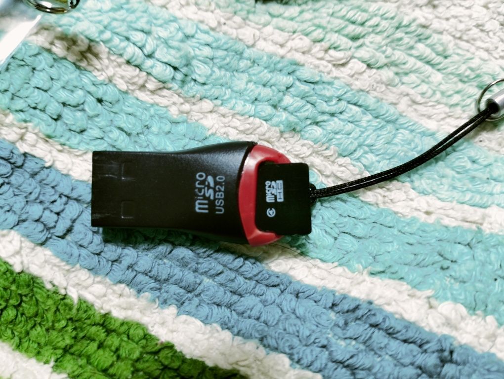 Карт рідер - Card Reader Micro SD USB 2.0, адаптер для USB - Новий