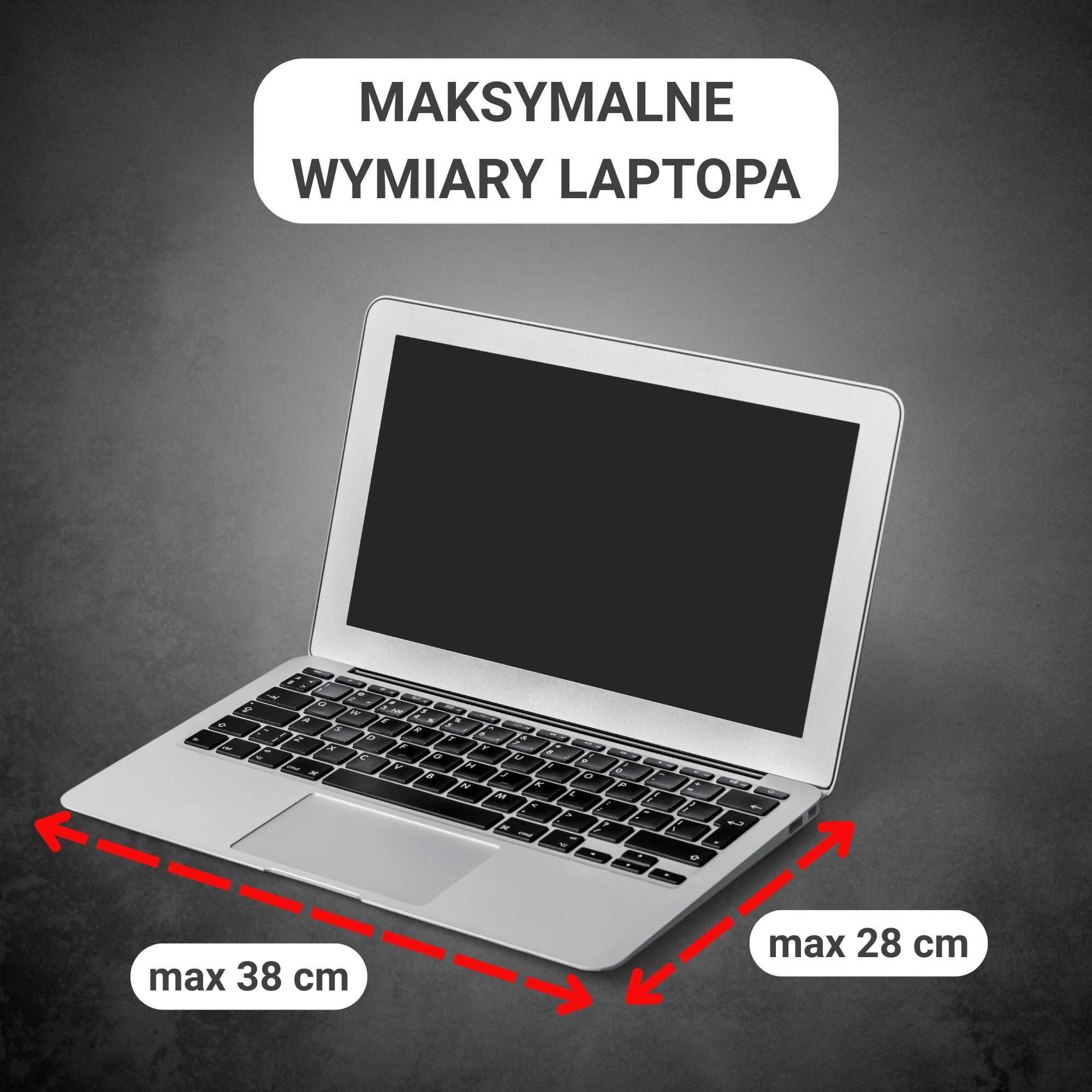 Torba na laptopa nylon laptop bag Macbook AIR PRO 15" czarna