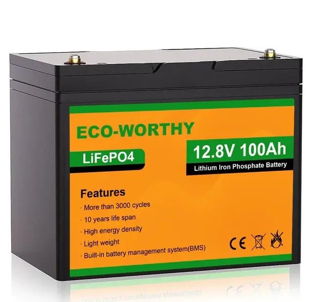 Акумулятор LiFePO4 12v 100a  Eco Worhy