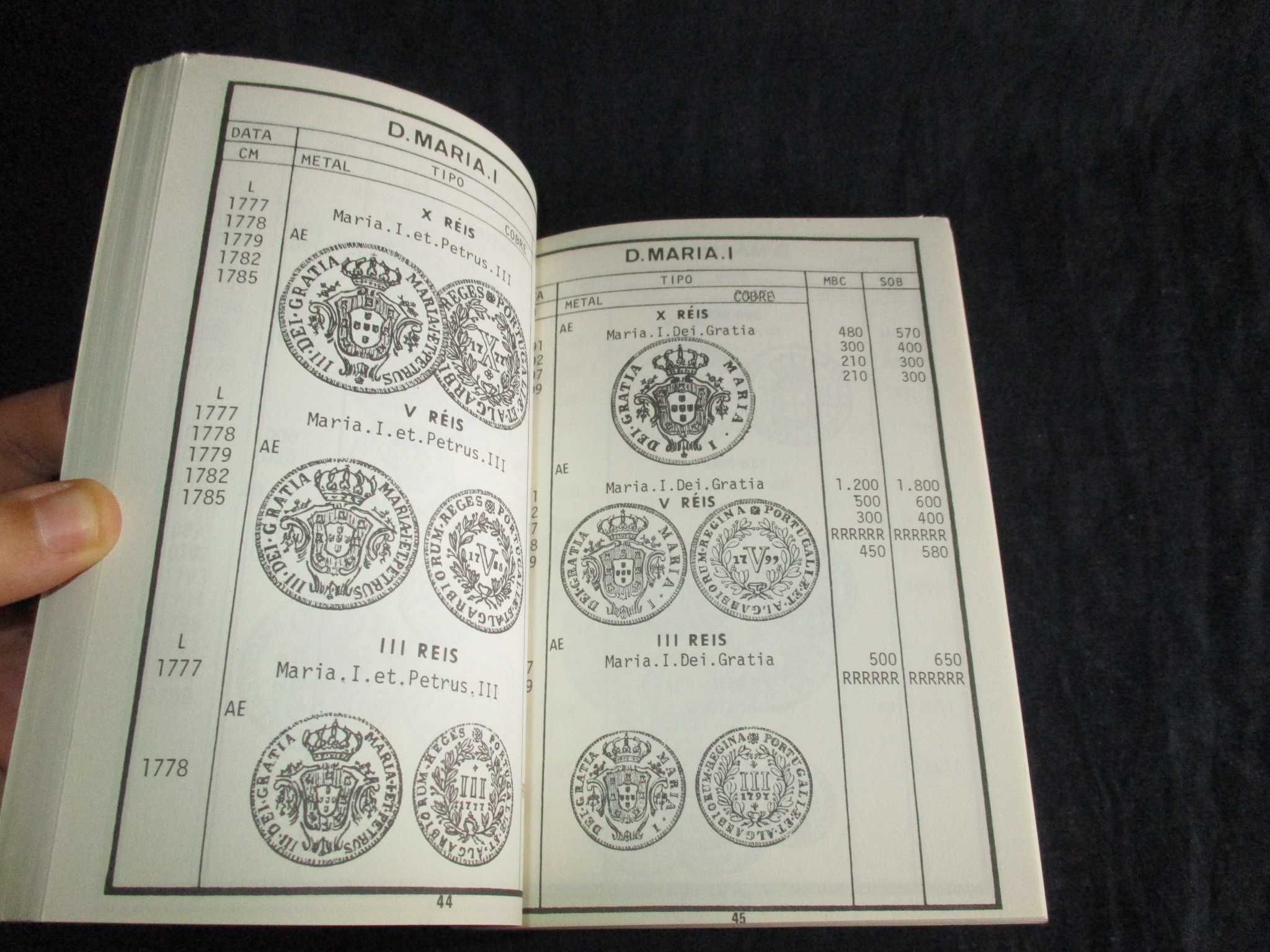 Livro Numismática Preçário das Moedas 1982