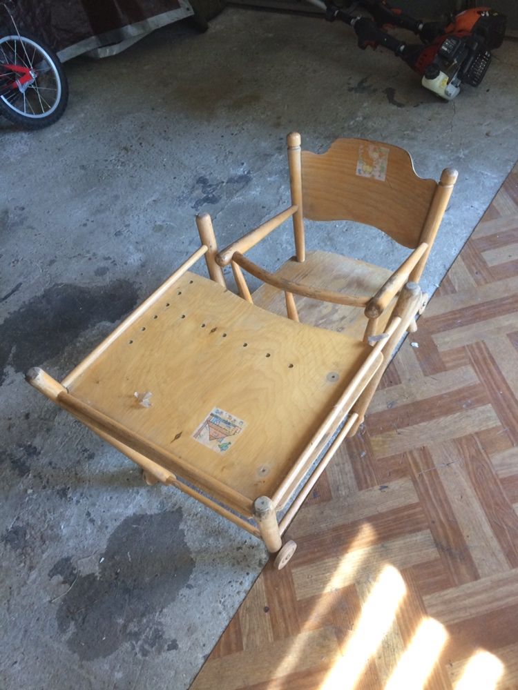 Krzeselko, stolik dla dziecka 2w1 PRL