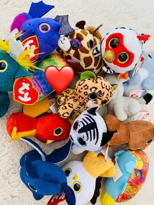 Duże błyszczące oczy Box - maskotki