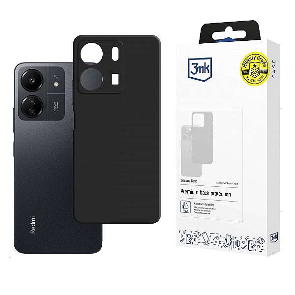 Etui 3mk Silicone Case na Xiaomi Redmi 13C/POCO C65 - czarne