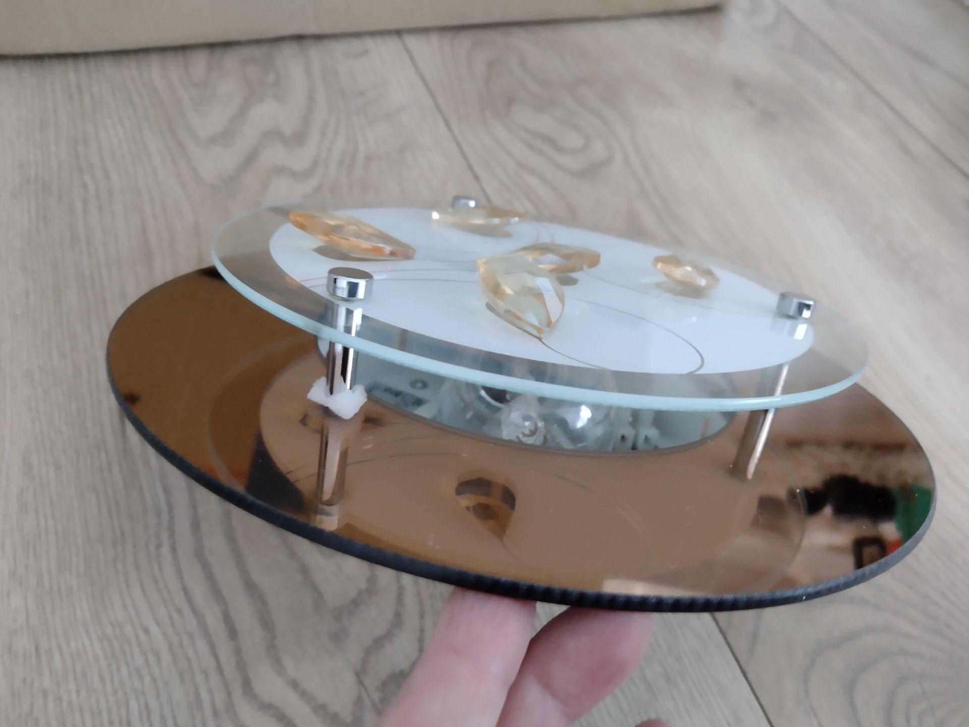 Lampa sufitowa kryształowa plafond