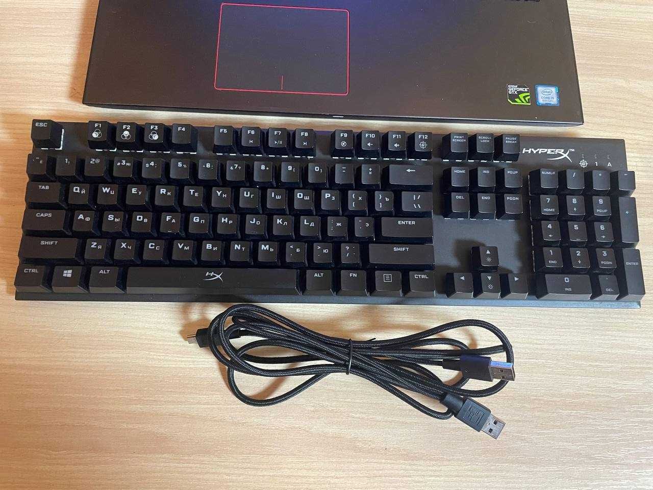 Топовая механическая клавиатура HyperX Alloy Fps RGB Kailh Silver