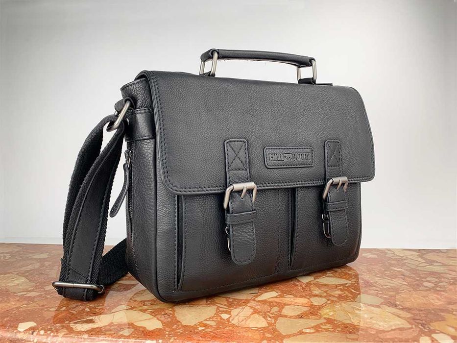 Портфель чоловічий шкіряний Hill Burry 6198 Німеччина портфель мужской