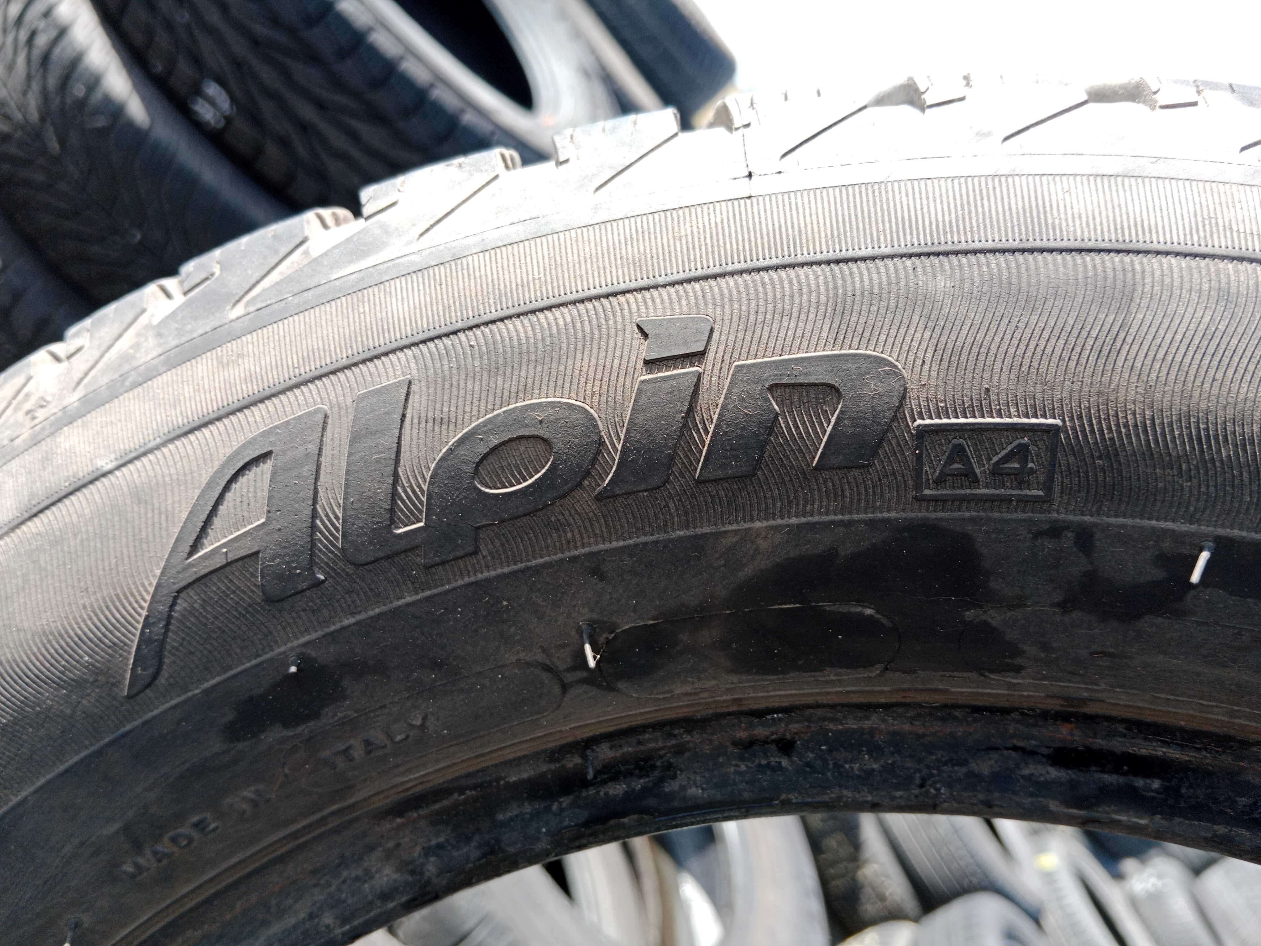 Opona używana zimowa 195/65R15 Michelin Alpin A4 1szt.