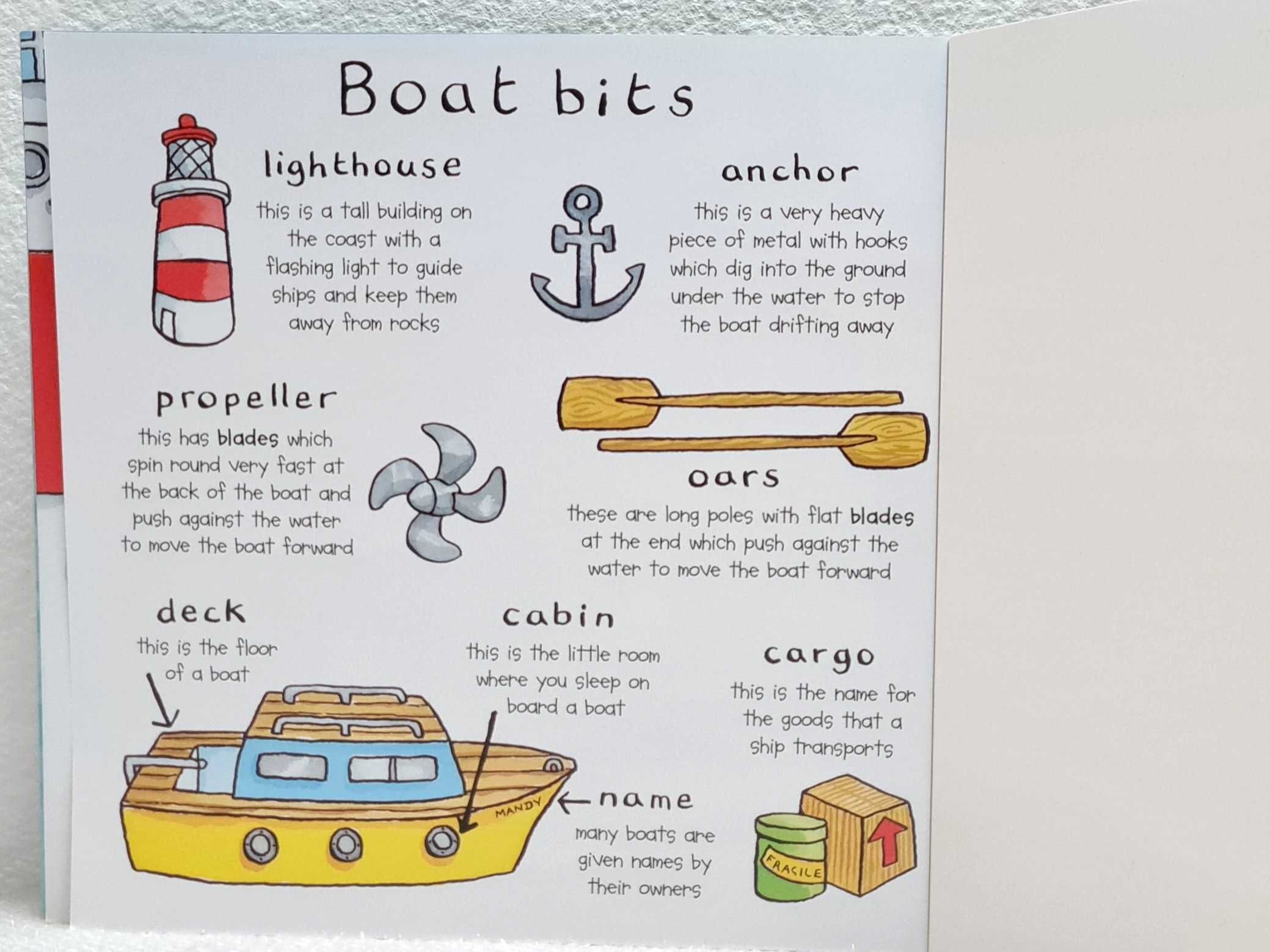 Brilliant Boats Tony Mitton Ant Parker książka angielska dla dzieci