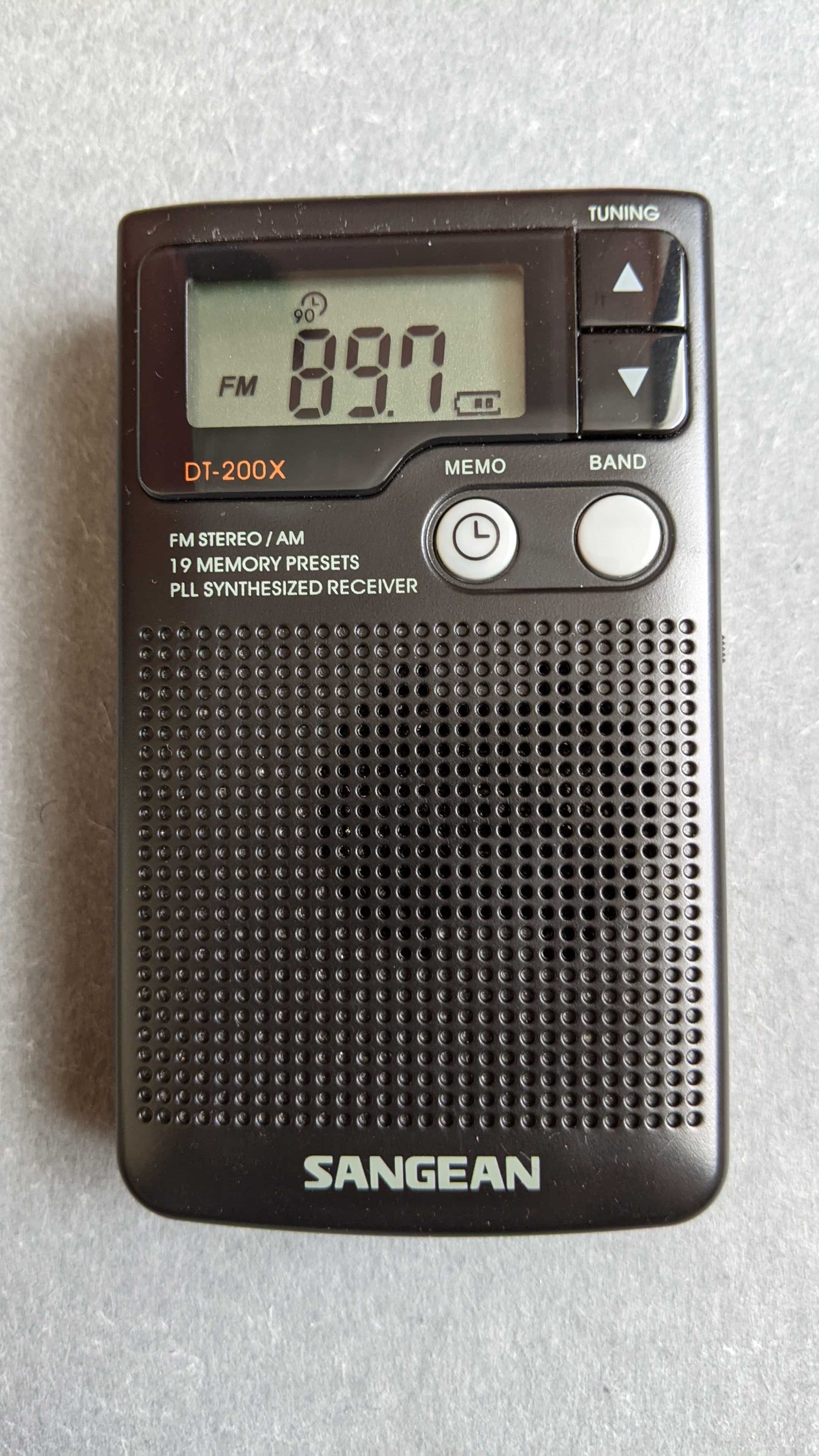 Sangean DT-200X AM/FM радіоприймач