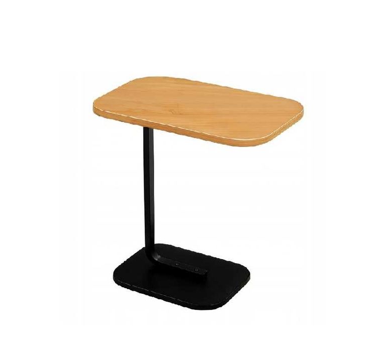 Stolik Boczny składany. Salon, Biuro czarny wsuwany pod sofę mały loft