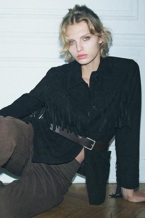 Замшева куртка Zara Тренд цього сезону ХS-L
