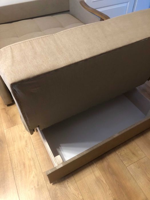 Komplet wypoczynkowy w bardzo dobrym stanie - wersalka, sofa, fotel
