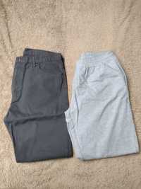 2 pary spodni:  jeansy i dresy (90 cm w pasie)