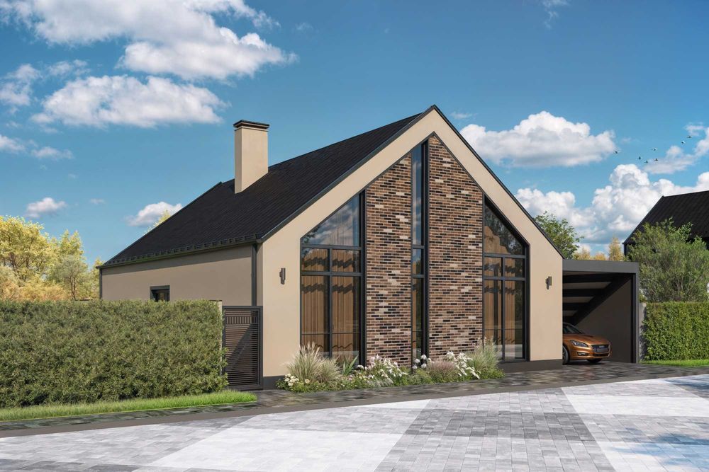 Продаж котеджу 110 кв.м КМ O!villas с. Зазимʼя (Лівий берег)