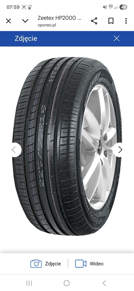 215/55 R17 nowe opony letnie Zeetex