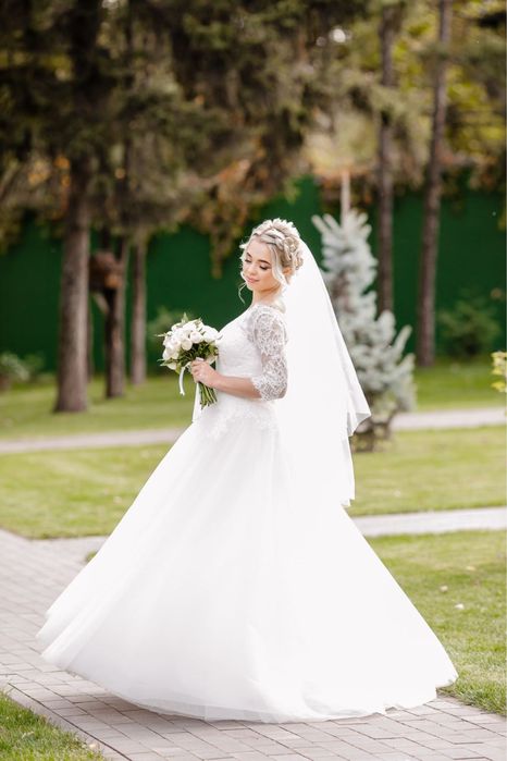 Свадебное красивое платье