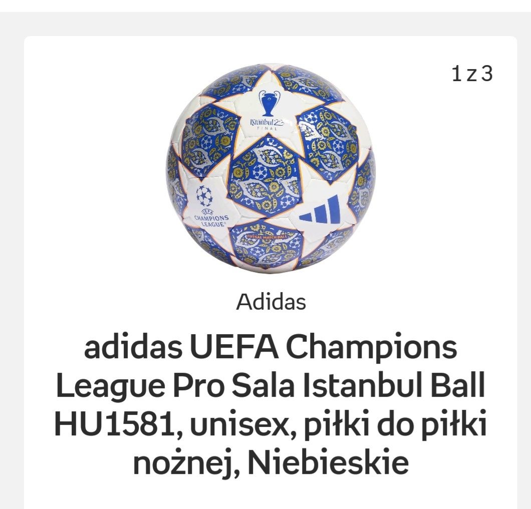 Piłka  Adidas Uefa Champions League