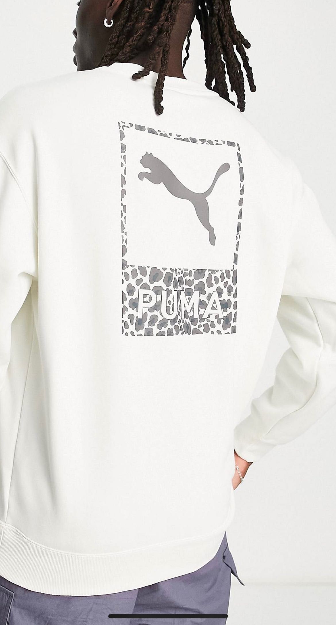 ЦІНА СУПЕР Трендовий стильний світшот кофта спортивна Puma біла худі