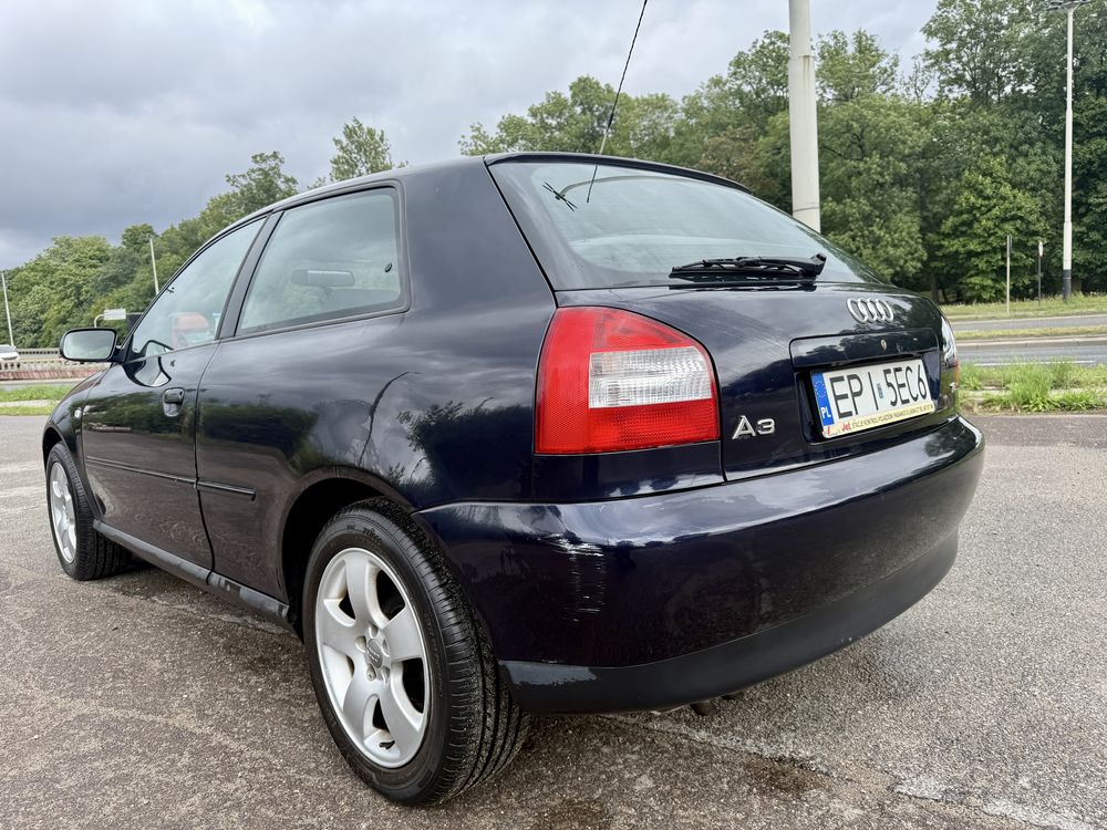 Audi A3/2002r/1.6 Pb/nowy przeglad/bez korozji!