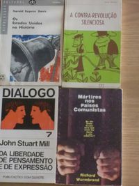 Lote 4 livros Política