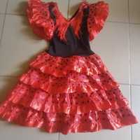 Sukienka do flamenco na wzrost 92-98 cm